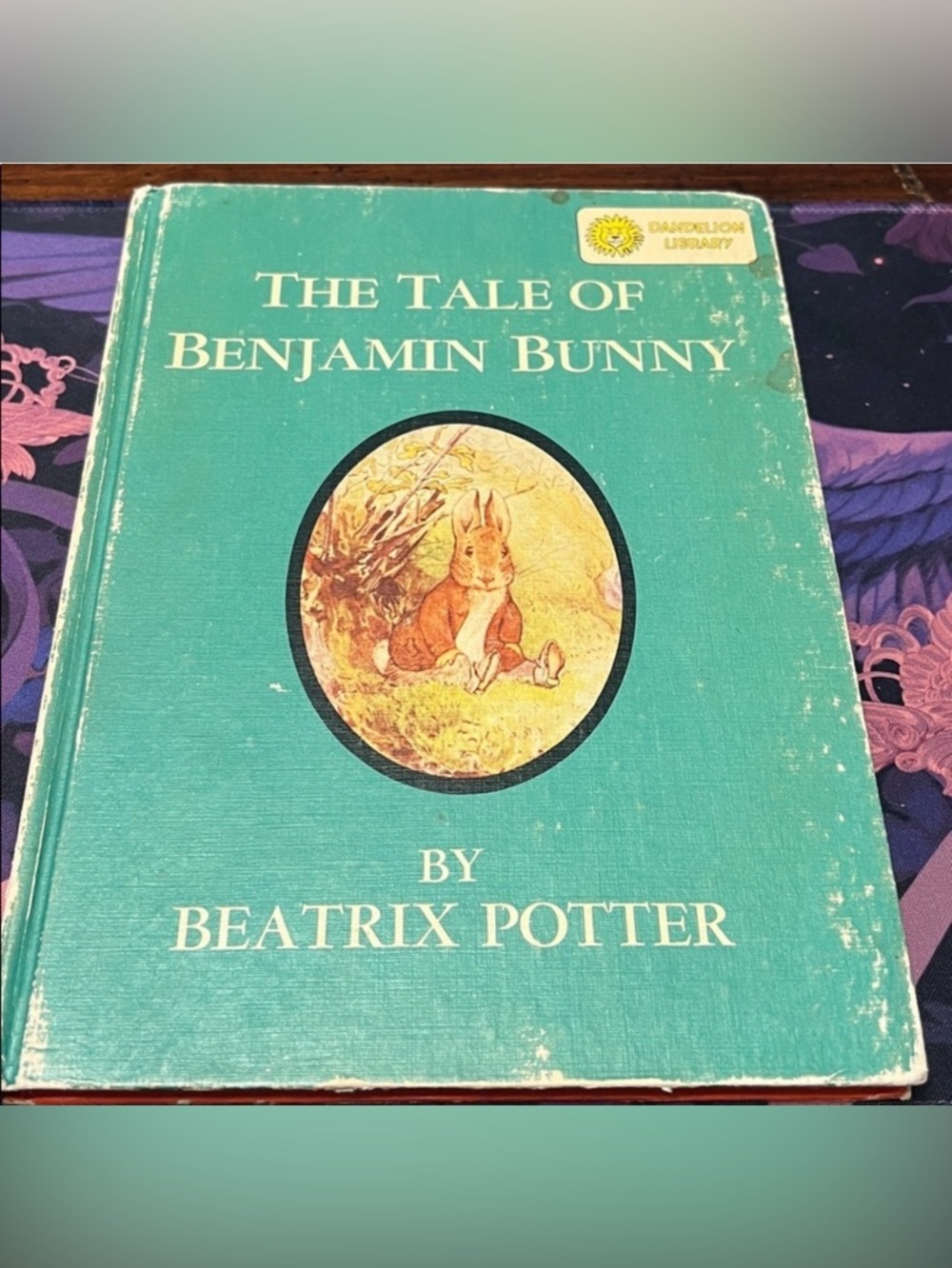 Vintage Dandelion Library Flip Book Benjamin Bunny Beatrix Potter / Babar 1938